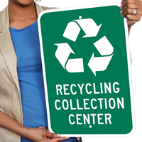 Recycling Collection Centre Signs