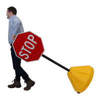 Portable Sign Holder