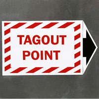 Handy lockout Labels give warning just when needed.
