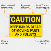 Warning Label: Moving Machinery