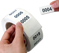 Consecutive Numbered Label