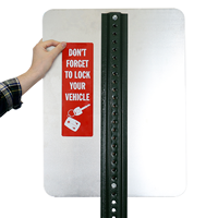 Back-Of-Sign Parking Lot Sign Decal