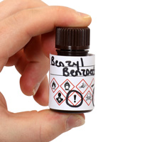 GHS Secondary Label with SDS Information