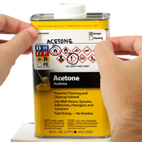 Self-Laminating GHS and HMIG Combo Labels