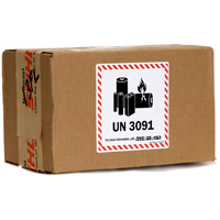 Lithium Battery Hazard Label