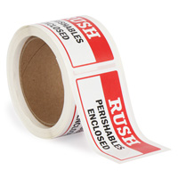 Custom Rush Shipment Labels