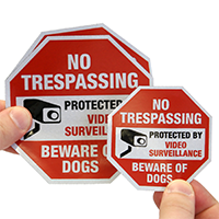 No Trespassing Label Set