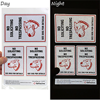 Funny No Trespassing Labels