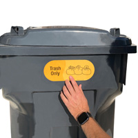 Garbage Only Recycling Marker