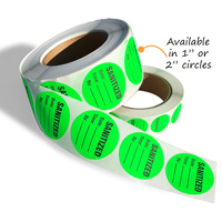 Sanitized stickers