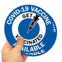 COVID-19 vaccine available label