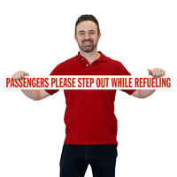Refueling Safety Instruction Label