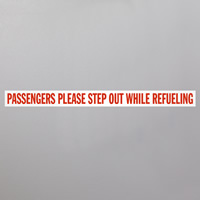 Safety Label for Vehicle Refueling
