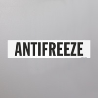 Antifreeze Hazard Label