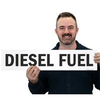 Diesel Fuel Chemical Label