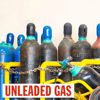 safety label for non-leaded gas