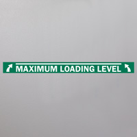 Maximum Weight Limit Label