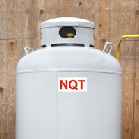 Propane tank safety sticker
