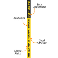 Safety label for truck operations