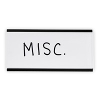 Label Organization with Magnetic C-Channel