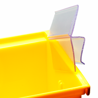 Bin Clip Insertable Label Holder