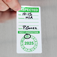 Punch Out Next Calibration Labels