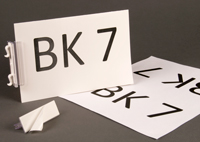 Slip N Stik, Warehouse Aisle Signs Kit, Blue
