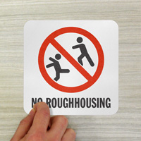 Pool Safety Marker: No Roughhousing Allowed