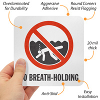 Warning: No Breath Holding Allowed Marker
