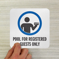 Designated Pool Area Visitors