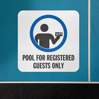 Registered Guests Only - Access to Pool Area