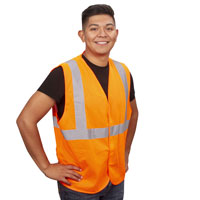 Orange Class 2 Safety Vest