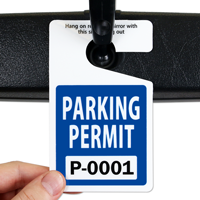 ToughTag Standard Rearview Mirror Hang Tag