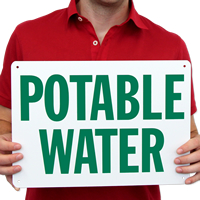 Potable Water Signs