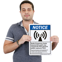 Custom Notice with RF Symbol Signs