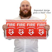 Adhesive Fire Extinguisher Sign