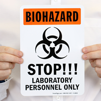 Laboratory Personnel Only Sign