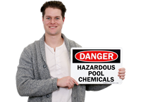 Pool Is Equipped With Handicap Lift Sign