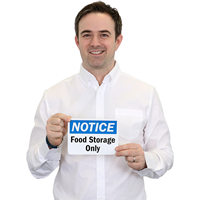 Notice Only Food Storage
