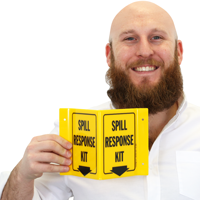 Spill Response Kit Sign