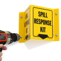 Spill Kit Projecting V-Sign
