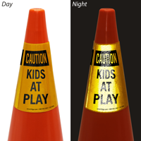 Kids At Play Cone Collar Sign
