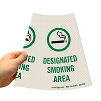 Designated Smoking Area Sign
