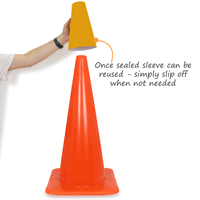 Reflective Polyster Cone Sleeve
