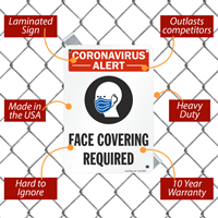 Safety Sign: Face Covering Required