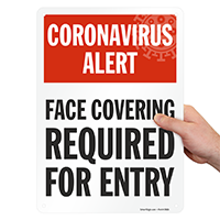Entry Face Mask Required Sign