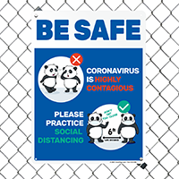 Prevent the Spread: Maintain Distance Sign