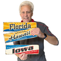 Aloha vintage signage
