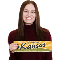 Kansas Vintage Travel Sign