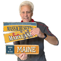 Historical Massachusetts Plaque